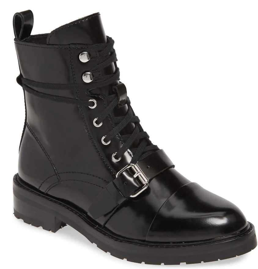 Luxury combat deals boots womens